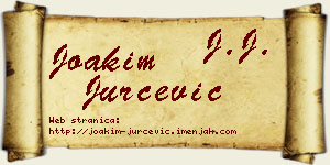 Joakim Jurčević vizit kartica